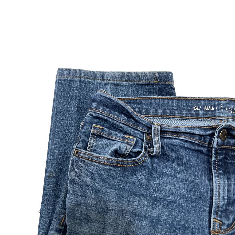 Old Navy Womens Sz 6 Short Denim Blue Jeans - Picture 5 of 9